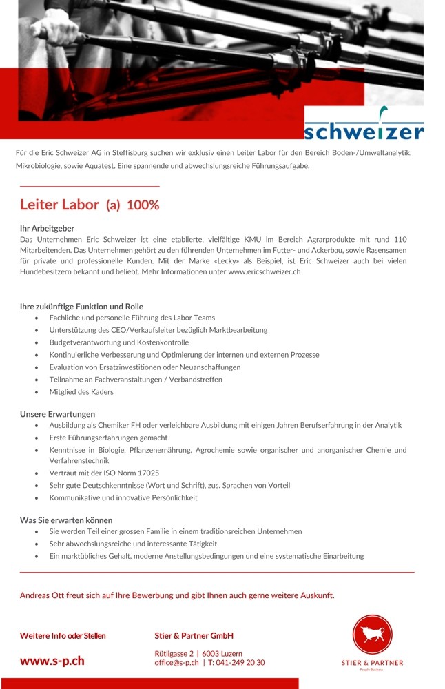  Inserat Leiter Labor 